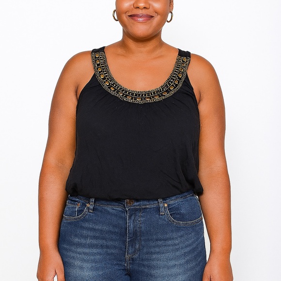 Grace Elements Tops - Grace Elements -  Embellished Women's Top